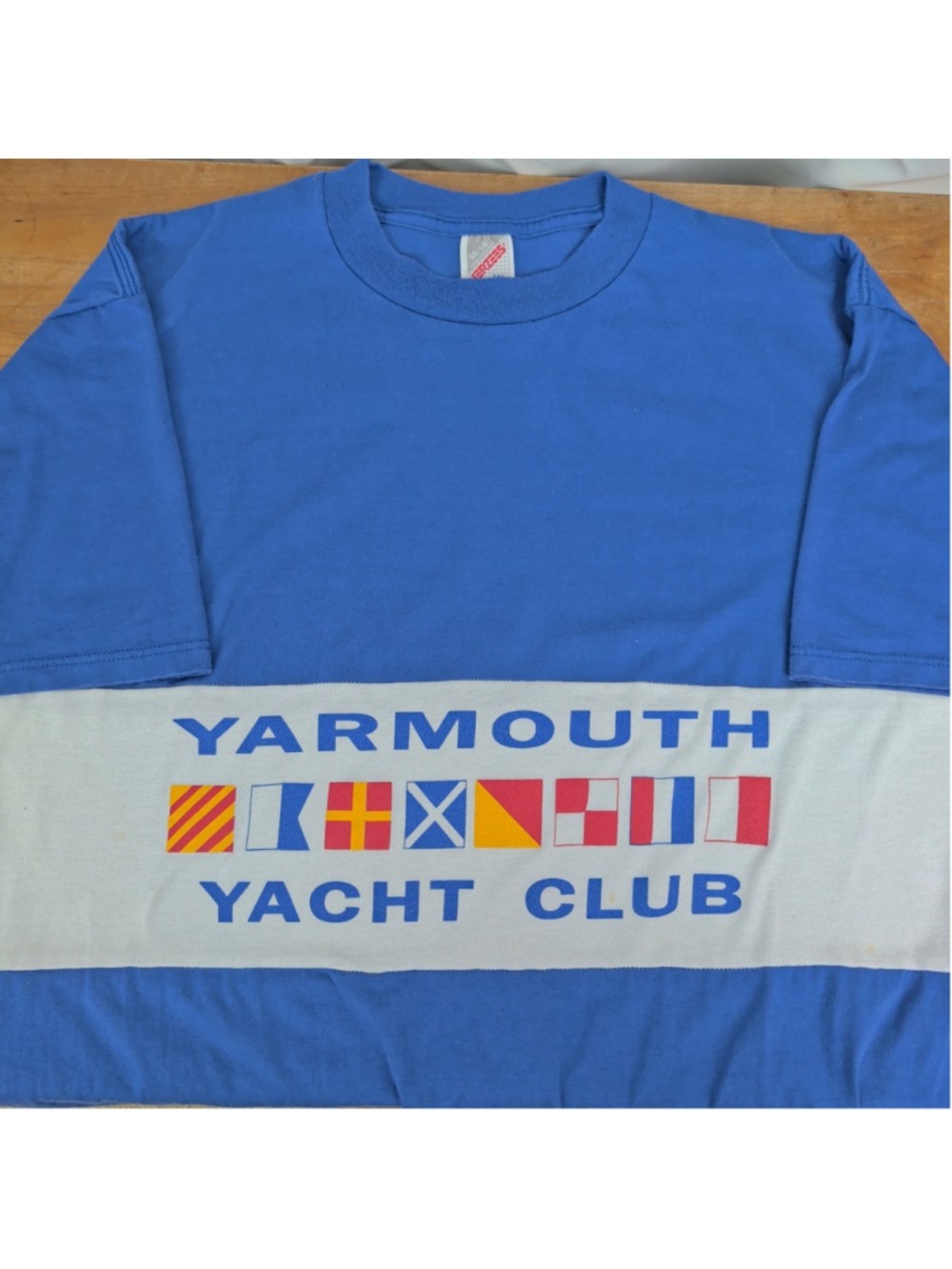 Vintage Yarmouth Yacht Club Colorblock USA Made T-Shirt
